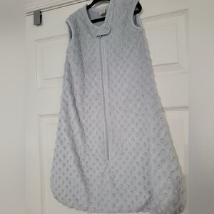 HB  Hudson Baby Sleep Sack Medium 6-12 Months Textured Gray Wearable Blanket